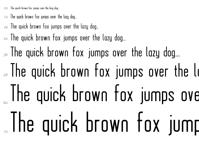 Monotoon KK font waterfall